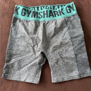 Gymshark Gray and Teal Shorts